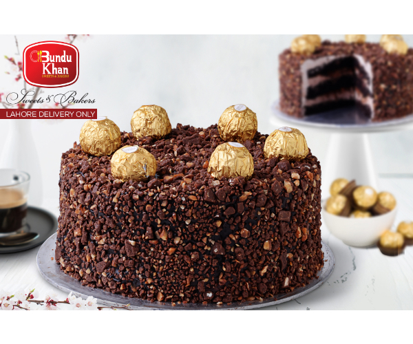 Chocolate Syrup Dry Cake by Bundu Khan Bakers – GiftsPak | Send Gifts to  Pakistan