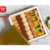 Green Floral Sweets Box by Bundu Khan