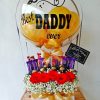 Floral Balloon With Chocolate & Flowers