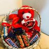 Chocolate Basket with teddy bear
