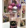 Metallic Floral Balloon