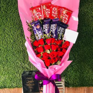 Chocolate Roses Bouquet with Shaheer